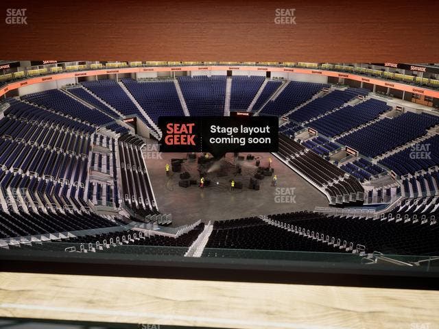 Chase Center - Section Bridge 3 Seat View