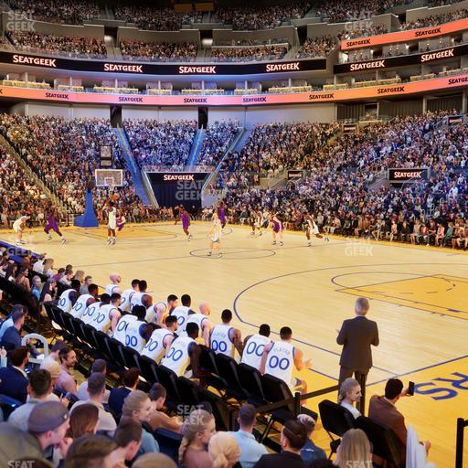Chase Center - Section Courtside Lounge 1 Seat View