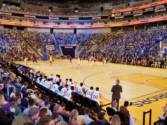 Chase Center - Section Courtside Lounge 1 Seat View