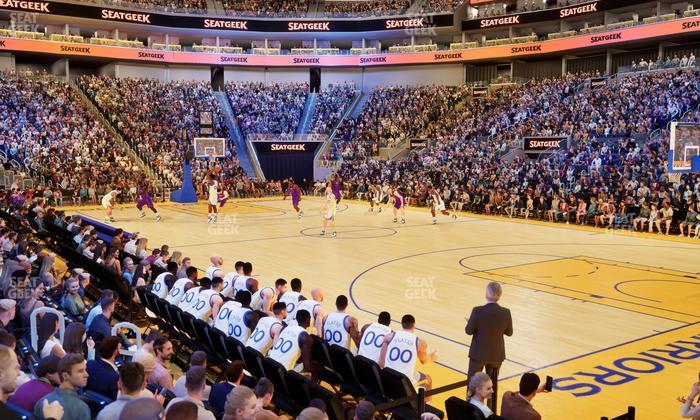 Chase Center - Section Courtside Lounge 1 Seat View