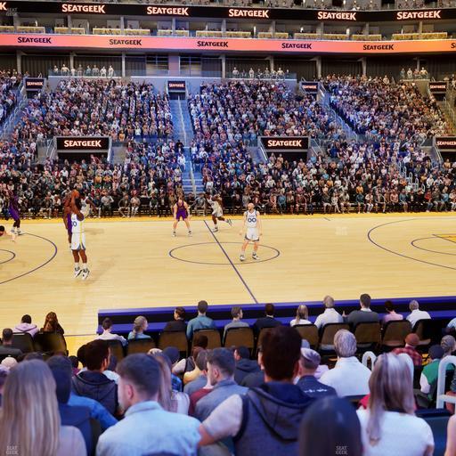 Chase Center - Section Courtside Lounge 10 Seat View