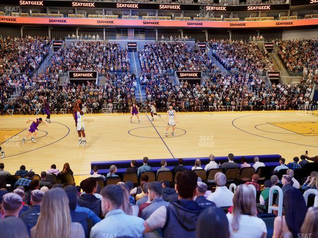 Chase Center - Section Courtside Lounge 10 Seat View