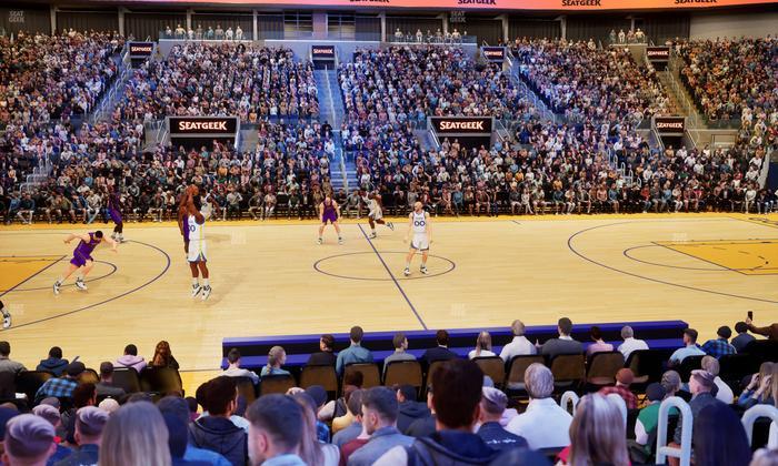 Chase Center - Section Courtside Lounge 10 Seat View
