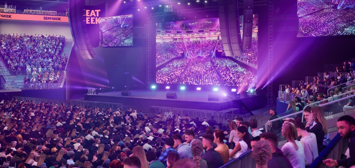 Chase Center - Section Courtside Lounge 10 Seat View