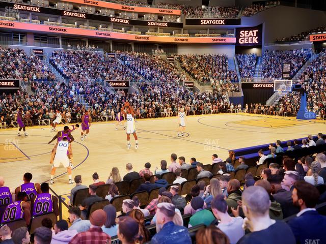 Chase Center - Section Courtside Lounge 11 Seat View