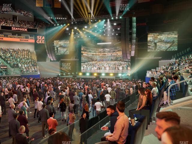 Chase Center - Section Courtside Lounge 11 Seat View