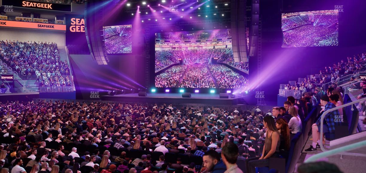 Chase Center - Section Courtside Lounge 11 Seat View