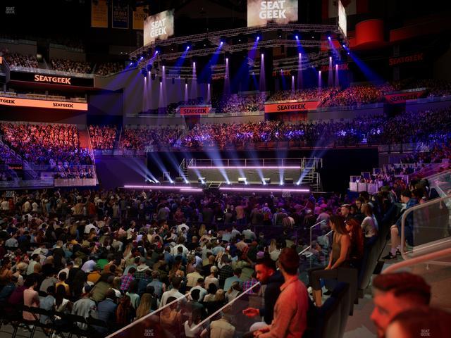 Chase Center - Section Courtside Lounge 11 Seat View