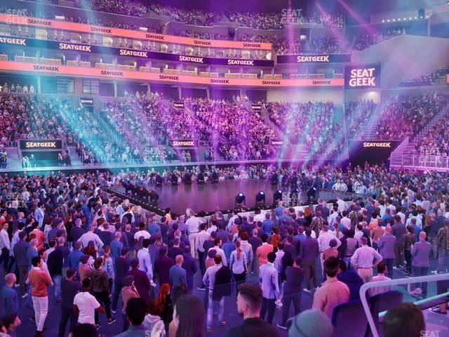 Chase Center - Section Courtside Lounge 12 Seat View