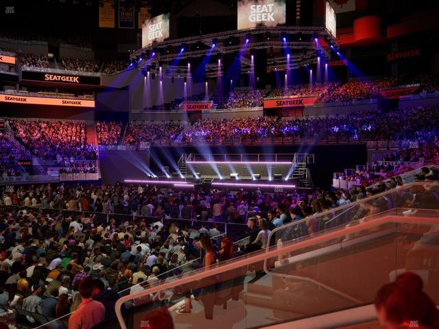 Chase Center - Section Courtside Lounge 12 Seat View