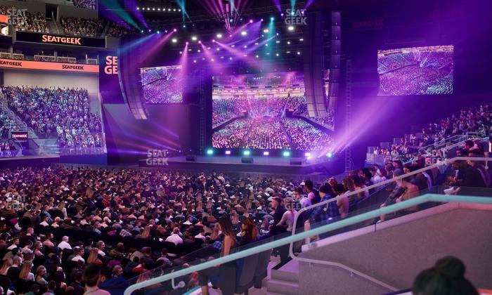 Chase Center - Section Courtside Lounge 12 Seat View