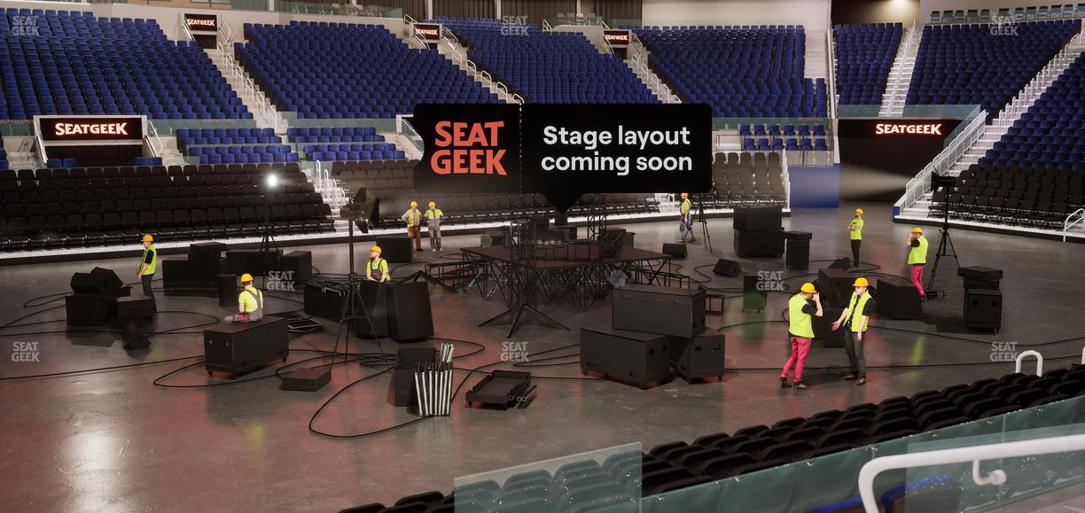 Chase Center - Section Courtside Lounge 12 Seat View