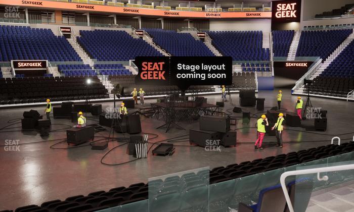 Chase Center - Section Courtside Lounge 12 Seat View