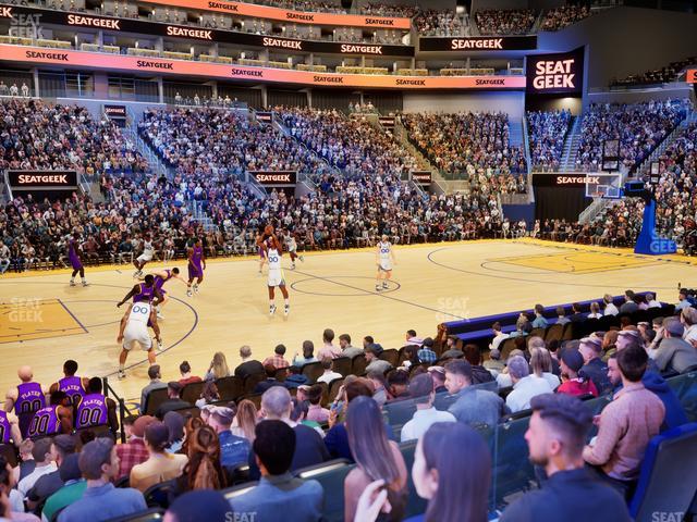 Chase Center - Section Courtside Lounge 12 Seat View