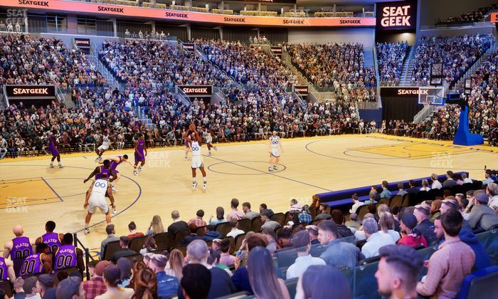 Chase Center - Section Courtside Lounge 12 Seat View