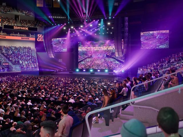 Chase Center - Section Courtside Lounge 12 Seat View