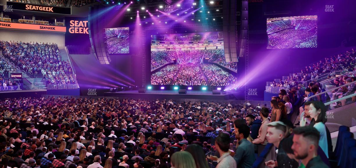 Chase Center - Section Courtside Lounge 13 Seat View