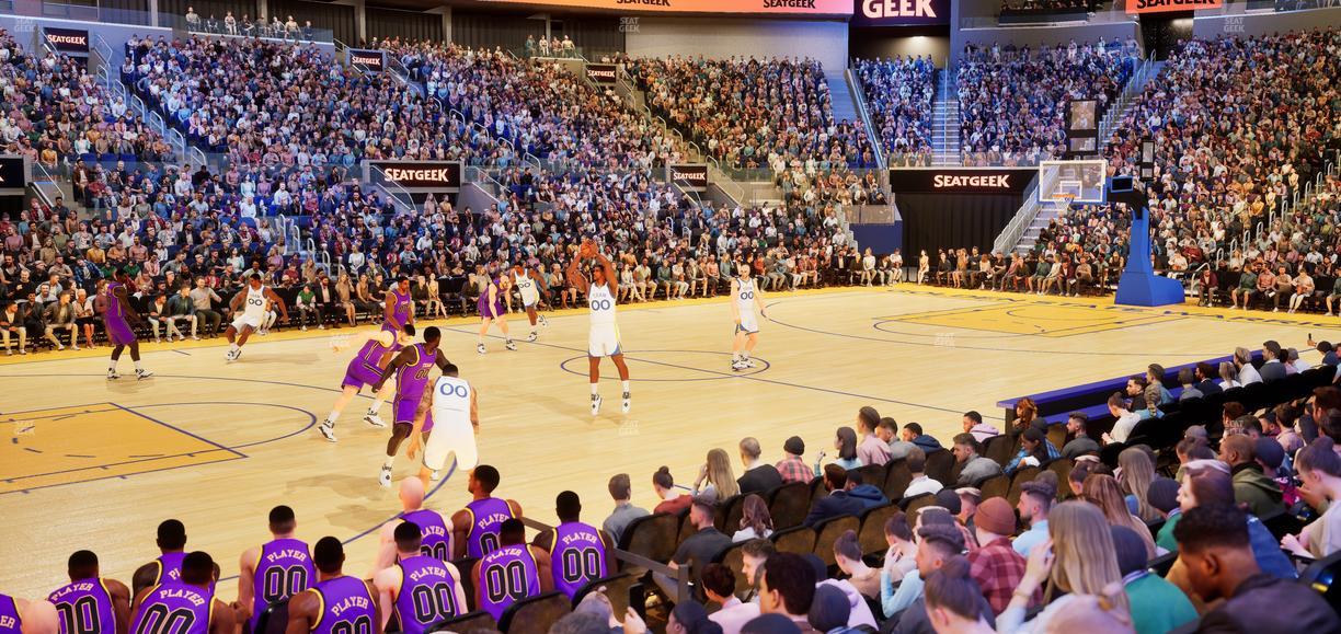 Chase Center - Section Courtside Lounge 13 Seat View