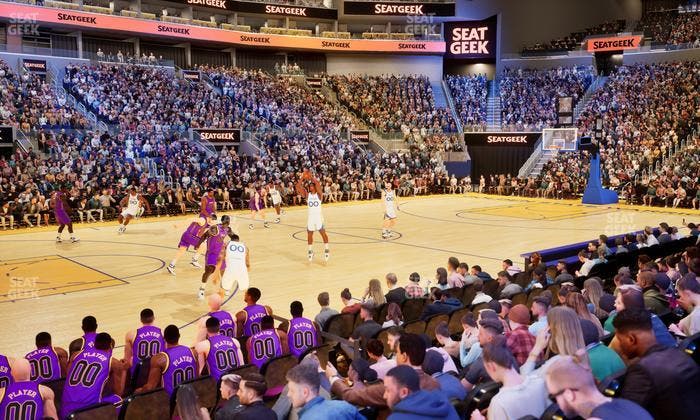 Chase Center - Section Courtside Lounge 13 Seat View
