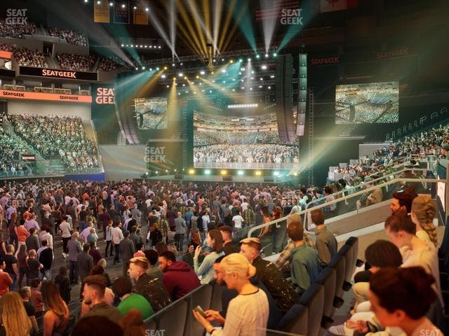 Chase Center - Section Courtside Lounge 14 Seat View