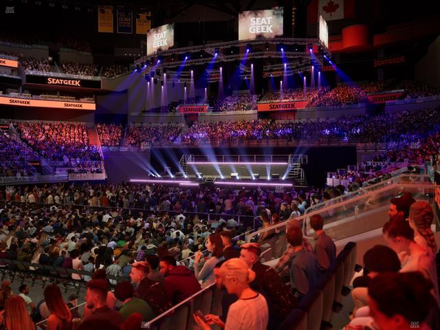 Chase Center - Section Courtside Lounge 14 Seat View