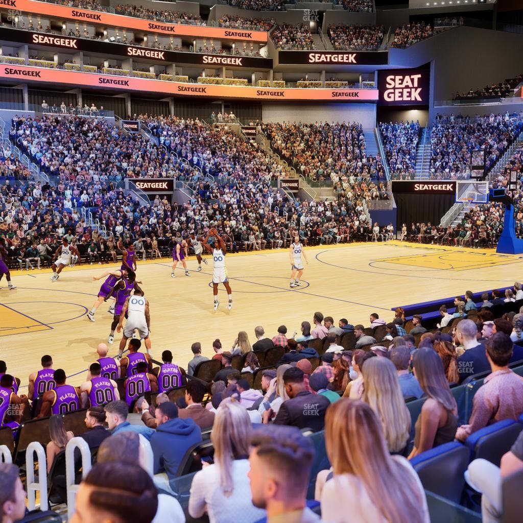 Chase Center - Section Courtside Lounge 14 Seat View