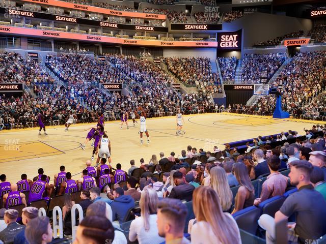 Chase Center - Section Courtside Lounge 14 Seat View