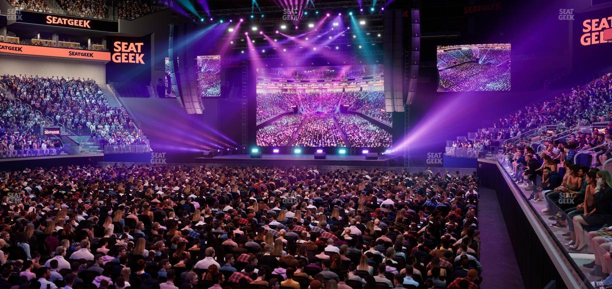 Chase Center - Section Courtside Lounge 15 Seat View