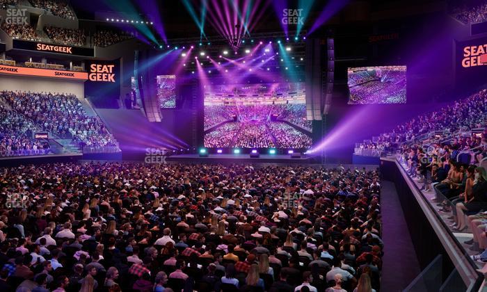 Chase Center - Section Courtside Lounge 15 Seat View