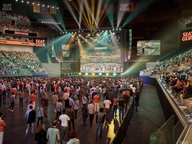 Chase Center - Section Courtside Lounge 15 Seat View
