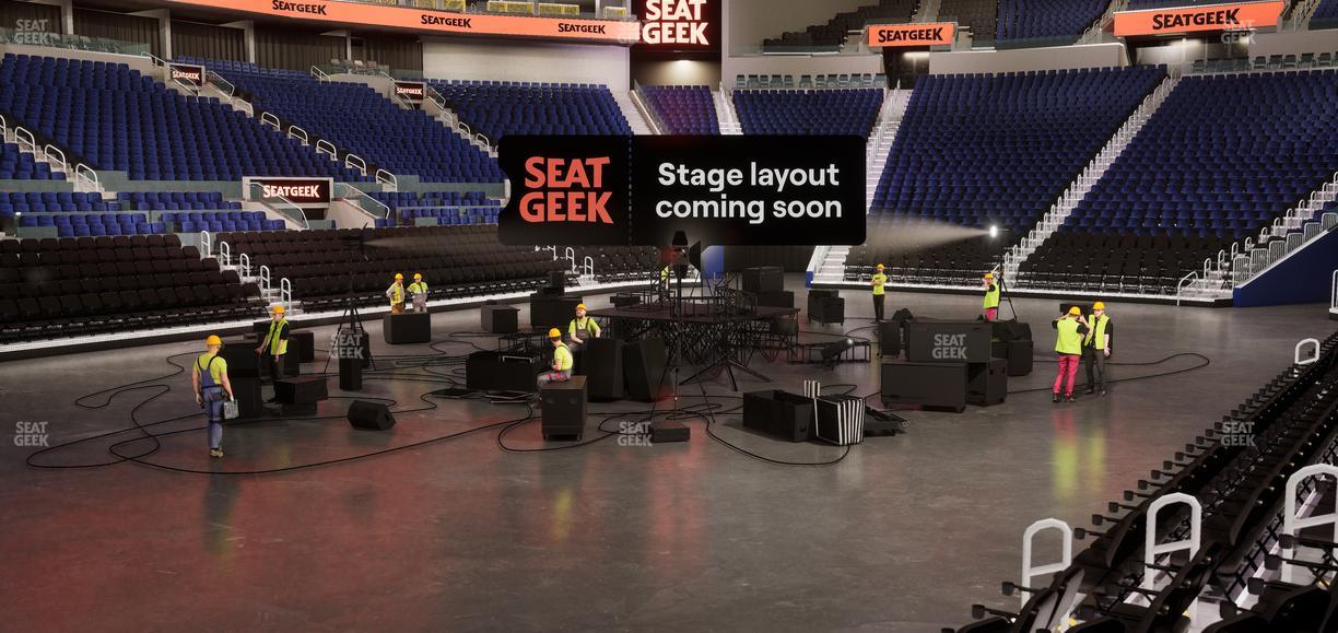 Chase Center - Section Courtside Lounge 15 Seat View