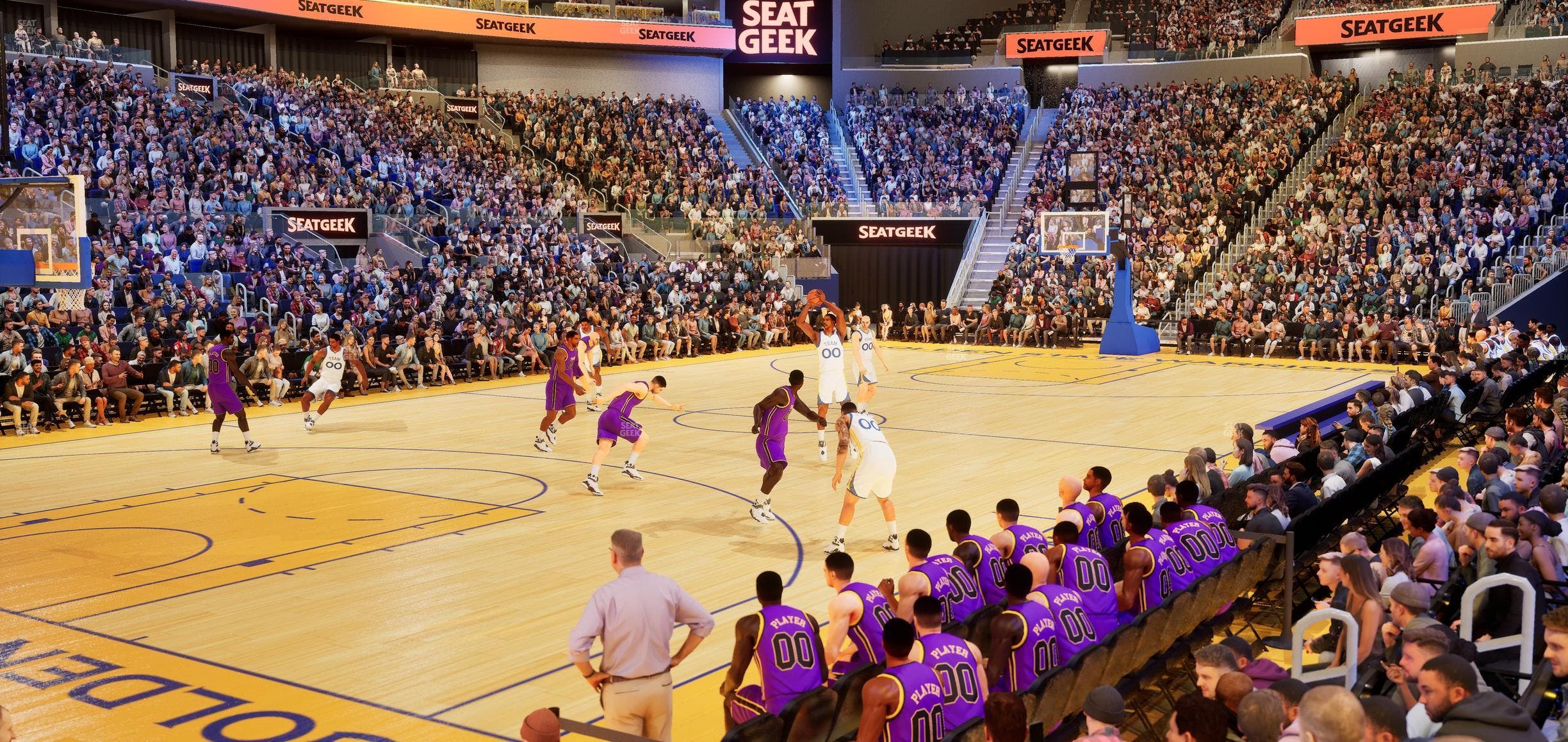 Chase Center - Section Courtside Lounge 15 Seat View