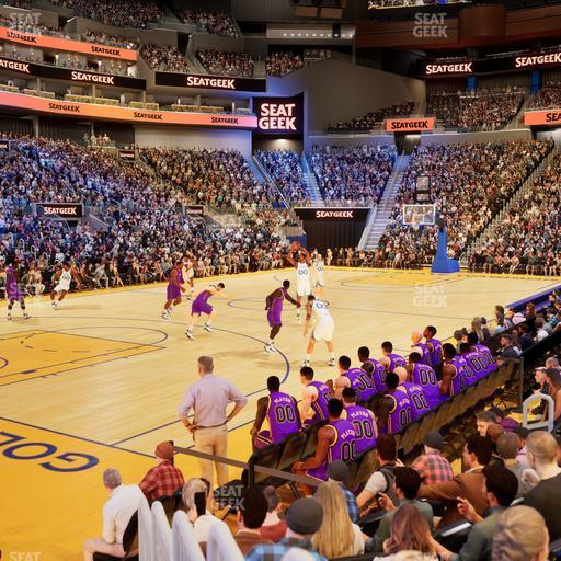 Chase Center - Section Courtside Lounge 15 Seat View
