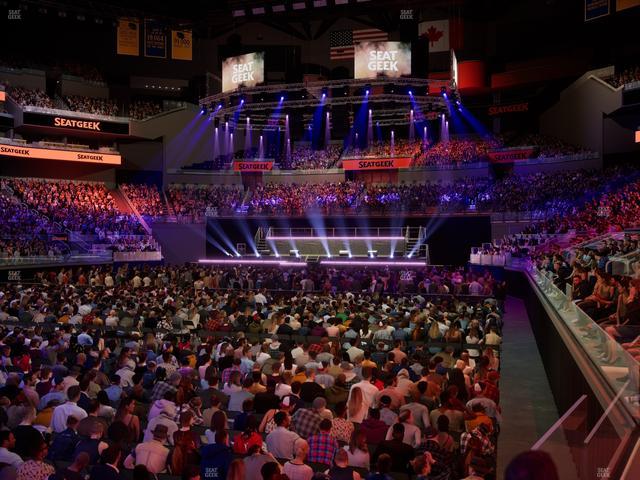 Chase Center - Section Courtside Lounge 15 Seat View