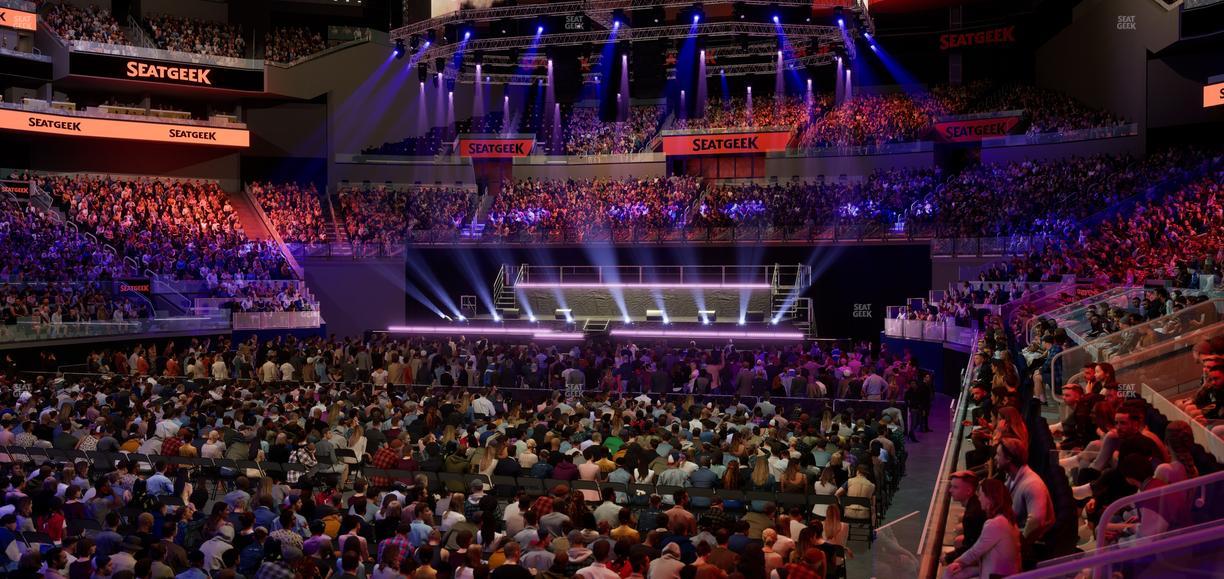 Chase Center - Section Courtside Lounge 16 Seat View