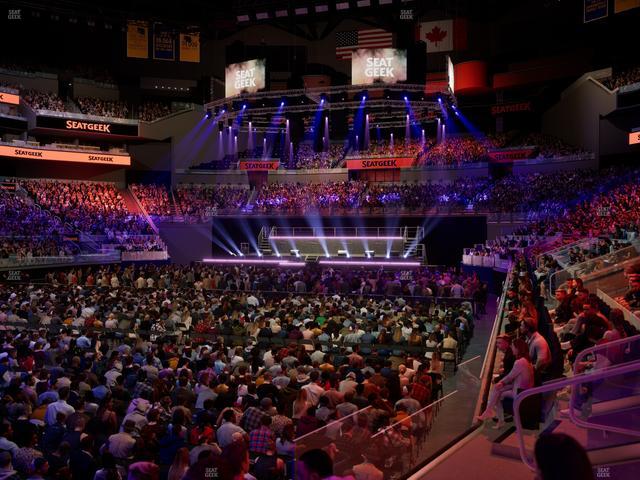 Chase Center - Section Courtside Lounge 16 Seat View