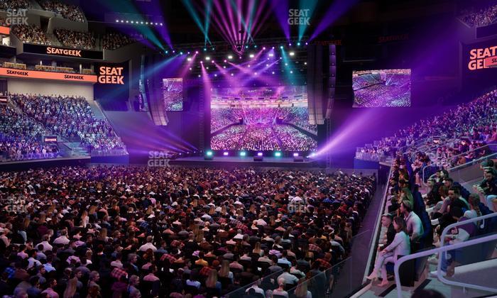 Chase Center - Section Courtside Lounge 16 Seat View