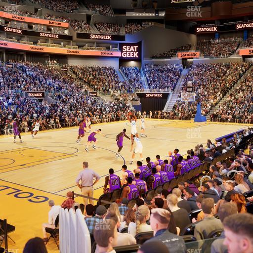 Chase Center - Section Courtside Lounge 16 Seat View