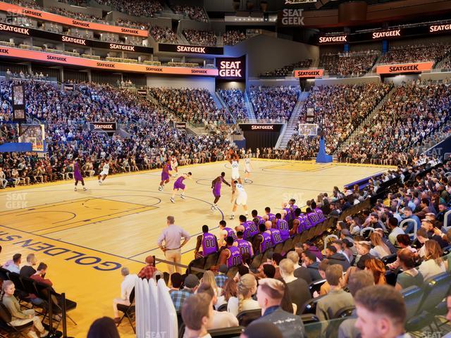 Chase Center - Section Courtside Lounge 16 Seat View