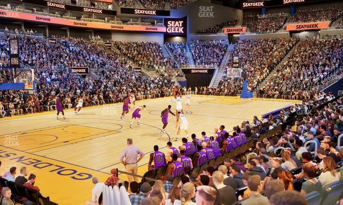 Chase Center - Section Courtside Lounge 16 Seat View