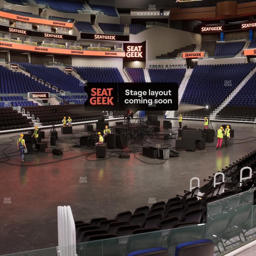 Chase Center - Section Courtside Lounge 16 Seat View