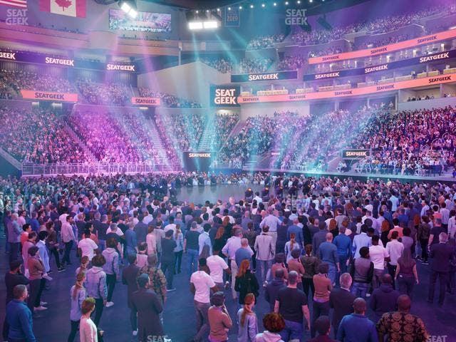 Chase Center - Section Courtside Lounge 17 Seat View