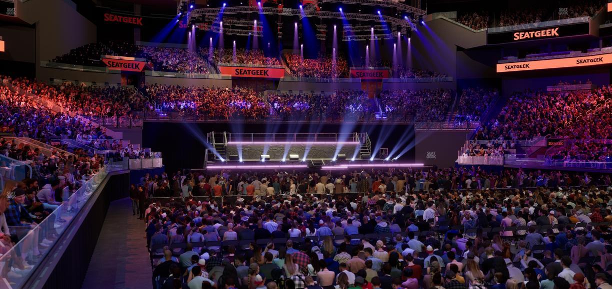Chase Center - Section Courtside Lounge 17 Seat View