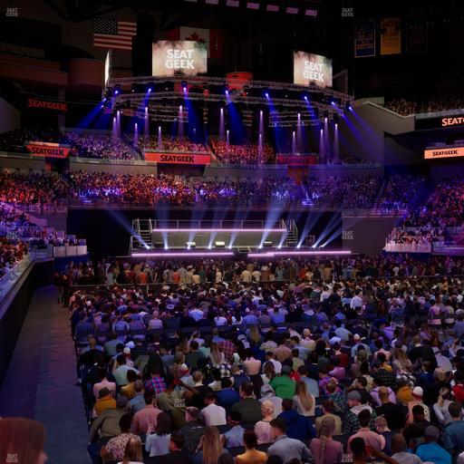 Chase Center - Section Courtside Lounge 17 Seat View