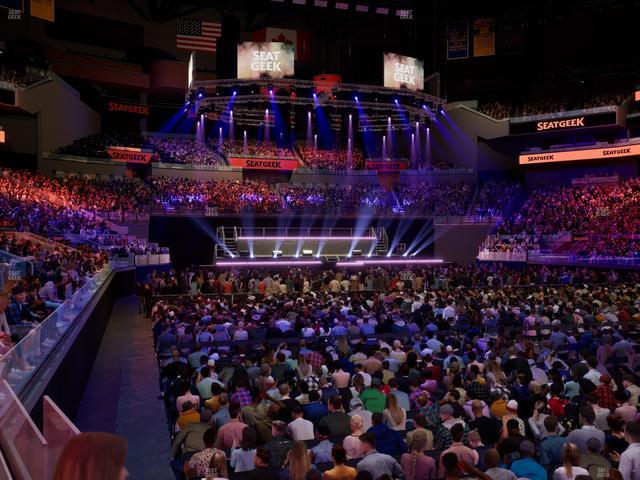 Chase Center - Section Courtside Lounge 17 Seat View
