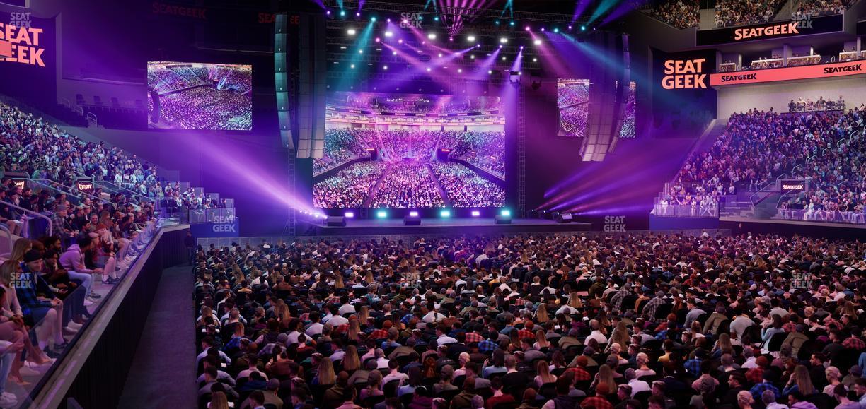 Chase Center - Section Courtside Lounge 17 Seat View