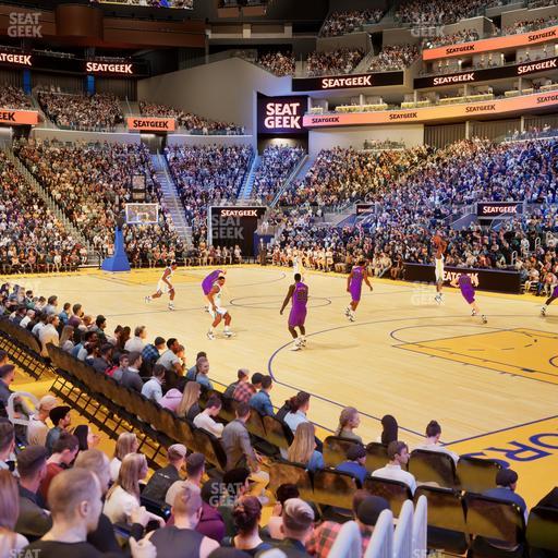 Chase Center - Section Courtside Lounge 17 Seat View