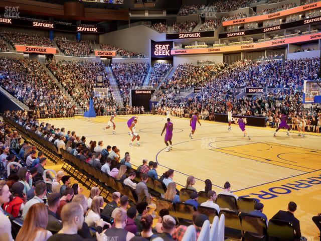 Chase Center - Section Courtside Lounge 17 Seat View