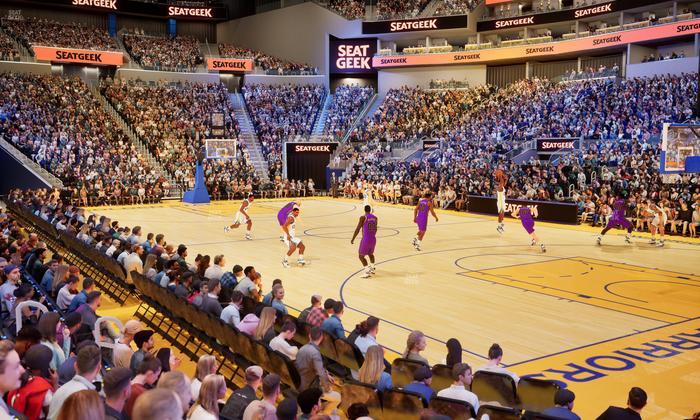 Chase Center - Section Courtside Lounge 17 Seat View