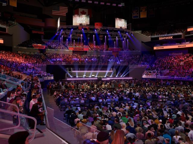 Chase Center - Section Courtside Lounge 18 Seat View